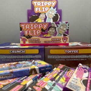 TRIPPY FLIP INFUSED THC AND SHROOM CHOCOLATE BARS